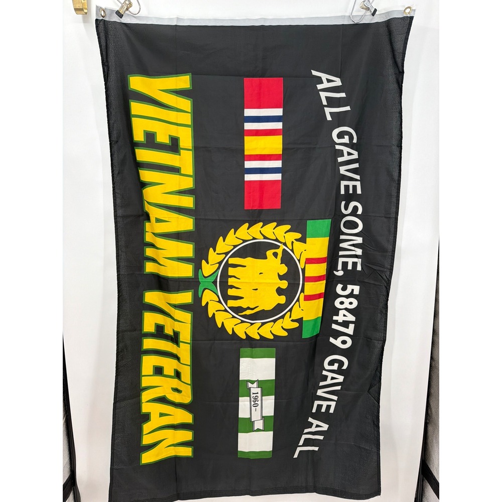 Vietnam Veteran Flag All Gave Some 58479 Gave All Black Military Wall Decor